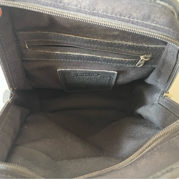 Coach Bag Backpack 6215 Neo Leather 90’s Retro Casual Chic Preppy Black Small - Picture 13 of 14